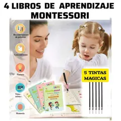 OEM - LIBROS EDUCATIVOS MÁGICOS X 4 UN + 10 TINTAS