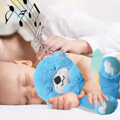 OEM - NUTRIA SENSORIAL MUSICAL CON LUZ QUE RESPIRA CELESTE