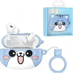 HOCO - Audifonos Inalambricos con Funda de Gato Color Azul - Modelo EW48