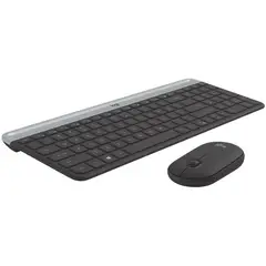 LOGITECH - Teclado Y Mouse Inalámbrico Mk470 Slim negro black
