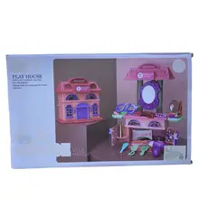 GENERICO - Casita De Juguete Salón De Belleza Villa Makeup 31 Pza