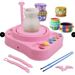 GENERICO - MAQUINA PARA HACER CERAMICA JUEGO DIDACTICO ROSADO