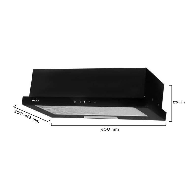 Campana Twin Black 60 cm