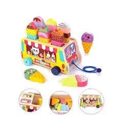 GENERICO - Juego Didáctico Carreta Montessori de Helados