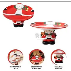 GENERICO - Porta Paneton Navideño con Diseño Muñeco de Nieve