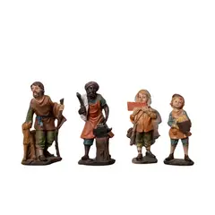 PANADECOR - Set De Aldeanos 11Cm Personajes Decorativos Poliresina