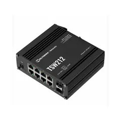 TELTONIKA - SWITCH TSW212 8 PUERTOS RJ45 COLOR NEGRO PN TSW212
