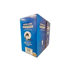 NEWLINK - CABLE UTP CAT6 EXTERIOR 4 PARES NEGRO 305M UL PN NEW-9806361