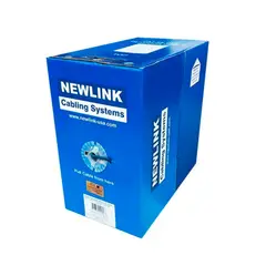 NEWLINK - CABLE UTP CAT6 INTERIOR 4 PARES 23AWG AZUL UL PN NEW-9806742