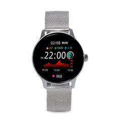 SUNTIME - SMARTWATCH RELOJ INTELIGENTE PLATEADO SMARTTIME MUJER SR06 SMART TIME