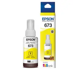 EPSON - Tinta T673 70ml L800 L805 L810 L1800 L850 Color amarillo