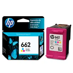 HP - Cartucho de Tinta 662 Tricolor Original