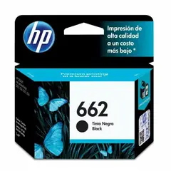 HP - Cartucho de Tinta 662 Negro CZ103AL - ORIGINAL