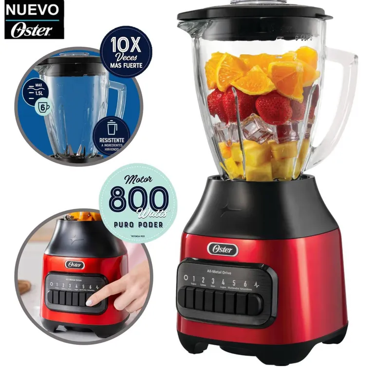 Licuadora BLSTPEG-CPB 6 velocidades 800 watts 1.5L