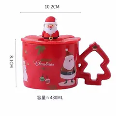 GENERICO - Taza Navidadeña con asa de arbolito