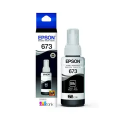 EPSON - Tinta T673 70ml L800 L805 L810 L1800 L850 Color NEGRO