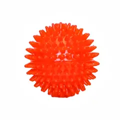 GENERICO - PACK DE 3 BOLAS DE ESPINAS DE JUEGUETE CON SONIDO - ROJO