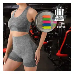 GENERICO - Top Elastico para Entrenamiento en Plomo Y+Papel de Regalo