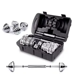 YORK - Set de Pesas Mancuernas con Maletín 30Kg Cromado