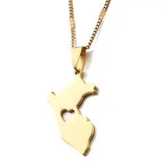 GENERICO - Collar Mapa Perú Unisex Peruano Regalo Mujer Hombre