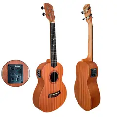 GENERICO - String - Ukelele Tenor Electroacustico Afinador Incorporado