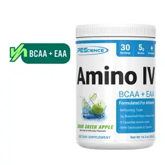 GENERICO - AMINO IV - PESCIENCIE- 30 SERV – AMINOACIDOS - MANZANA VERDE