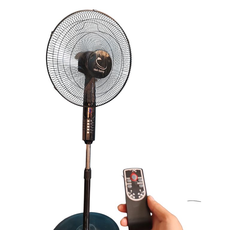 Ventilador de Pedestal 18” con Control Remoto Pantalla LED y Timer 75h
