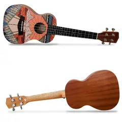 FREEMAN - Ukelele Concierto con Diseño Fino Acabado + Funda