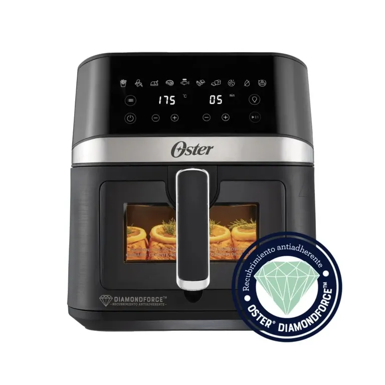 FREIDORA DE AIRE DIGITAL DE 6 LITROS DIAMOND FORCE CKSTAF60WDDF