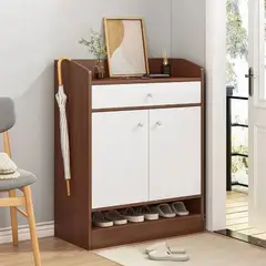 TU MESITA - Estante Zapatero Marrón Grané 90cm