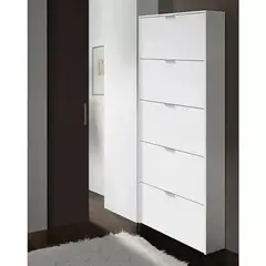 TU MESITA - Zapatera Clásica Innova color Blanco 5 cajones