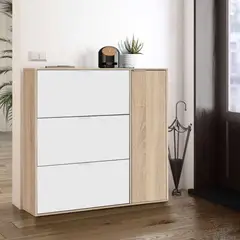 TU MESITA - Zapatera Clásica Jordania color Blanco/Macadamia