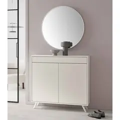 TU MESITA - Zapatera Moderna Angela color Blanco