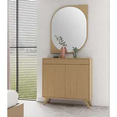 TU MESITA - Zapatera Moderna Angela color Roble Natural