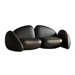 SHEGOSE - SG SOFA 2 CUERPOS BAKEZO NEGRO