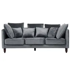 SHEGOSE - SG SOFA 3 CUERPOS NAOMI GRIS OSCURO