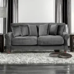 SHEGOSE - SG SOFA 2 CUERPOS DAFNA GRIS OSCURO