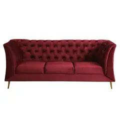 SHEGOSE - SG SOFA 3 CUERPOS BAROS VINO