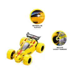 GENERICO - Vehiculo Ergonomico para Infante en Amarillo Y+Gift Stickers