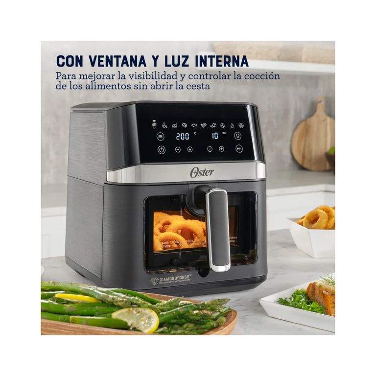 FREIDORA DE AIRE DIGITAL DE 6 LITROS DIAMOND FORCE CKSTAF60WDDF