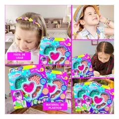 RYBIU IMPORT - Caja para armar pulseras en Multicolor Y+Ligas de Regalo