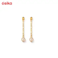 ESIKA - Aretes cadena