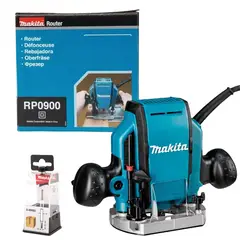 MAKITA - Ruteadora 3/8" - 1/4" 900W 35 mm + Fresa Recta