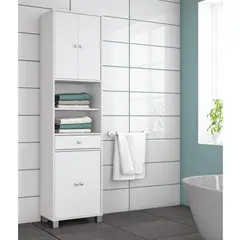TU MESITA - Mueble Vertical de Baño Amadeus color Blanco