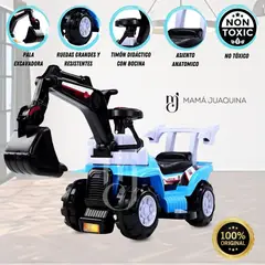 GENERICO - Correpasillo Didáctico «NEDJIM» con Palanca Excavadora Sky Blue