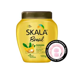 SKALA - TRATAMIENTO 2EN1 BANANA E BACURI + REGALO DIADEMA Y MUÑEQUERAS