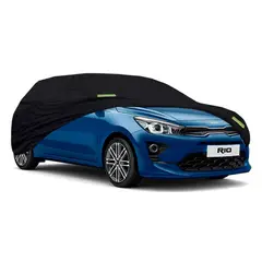 FUNCOVER - Cobertor Camioneta Kia Rio Hatchback Funda Negro Impermeable