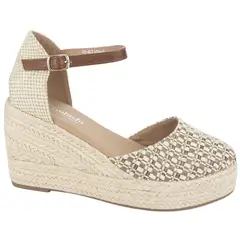 CHALADA - Sandalia Mujer Beige Casual Dijon-5