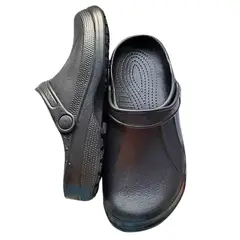 GENERICO - Crocs blanco negro calzado zapato chef cocinero enfermería doctor nana