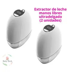 GENERICO - Extractor de Leche Manos Libres Ultradelgado 2 Unidades